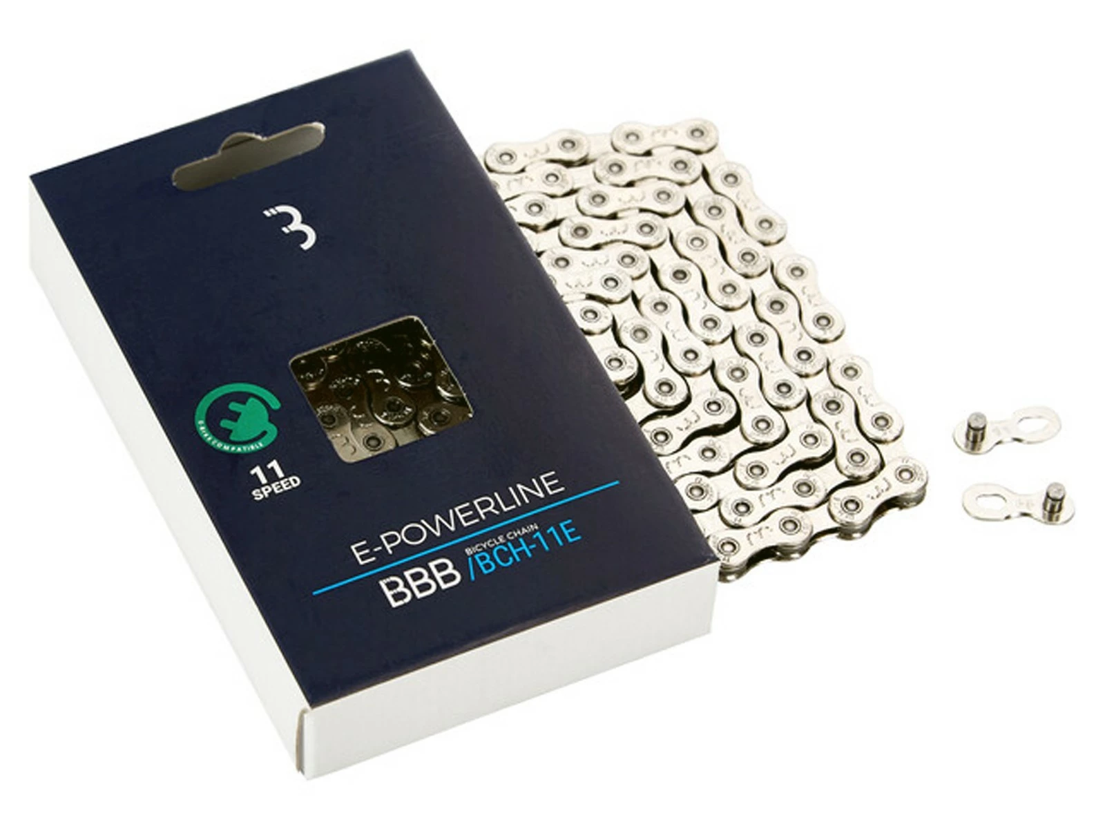 BBB E-Powerline Chaîne E-bike 11v 136 Maillons 1 BBB E-Powerline Chaîne E-bike 11v 136 Maillons
