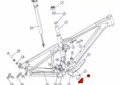 BMC Patte De Dérailleur Avant Speedfox Agonist - 301194