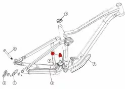 BMC Patte De Dérailleur Avant Speedfox AL - 301209