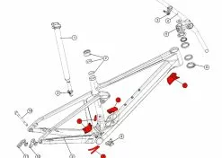 BMC Pièces De Rechange Small Parts Fourstroke 01 MY 2019 - 301735