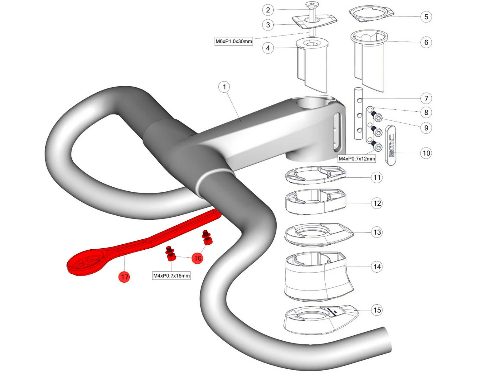BMC Support GPS Cockpit ICS Carbon Garmin/Wahoo 30003196 - 30000720 2 BMC Support GPS Cockpit ICS Carbon Garmin/Wahoo 30003196 - 30000720 – Image 2