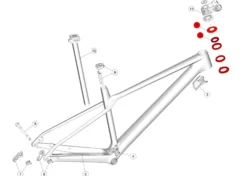 BMC Jeu De Direction Avec Topcone Pour Fourstroke 01 / Twostroke 01 - 30000703 -SRAM Soldes bmc topcone pour potence standard fourstroke 01 twostroke 01 30000703 2