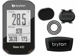 BRYTON GPS Rider 420T + Ceinture Cardio + Capteur Cadence