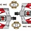 CRANKBROTHERS Paire De Pédales Mallet 3 Rouge
