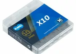 KMC Chain KMC Chaîne 10v X10.73 Gray 114 Maillons