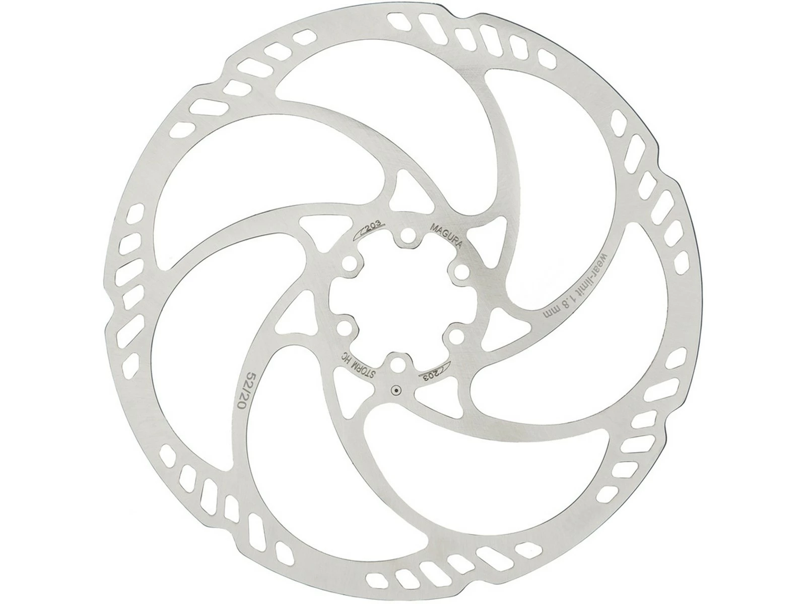 MAGURA Disque Storm HC 6 Trous 160mm 180mm 203mm 3 MAGURA Disque Storm HC 6 Trous 160mm 180mm 203mm – Image 3