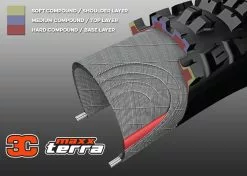 MAXXIS Assegai Pneu Souple 3C MaxxTerra EXO+ WT TR - 27,5 X 2,5 Pouces -SRAM Soldes maxxis assegai pneu souple 3c maxxterra exo wt tr 275 x 25 pouces 5