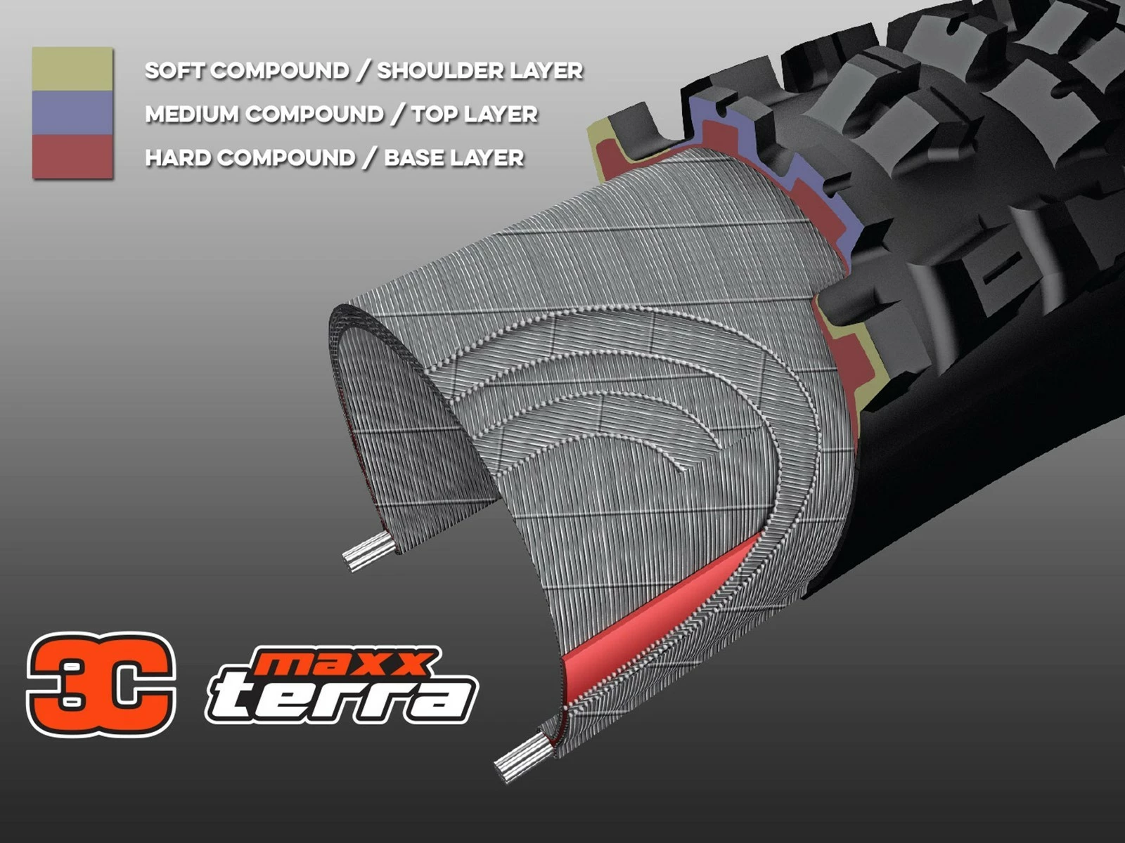 MAXXIS Assegai Pneu Souple 3C MaxxTerra EXO WT TR - 29 X 2,5 Pouces 5 MAXXIS Assegai Pneu Souple 3C MaxxTerra EXO WT TR - 29 X 2,5 Pouces â Image 5