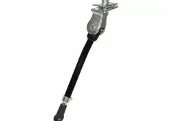 NEWTON Béquille Vélo Réglable Latérale Plaque Alu 20-28" Noir