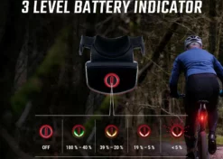 SIGMA Buster 80 RL éclairage Arrière USB / LED 7h D'autonomie -SRAM Soldes sigma buster 80 rl eclairage arriere usb led 7h d autonomie 8