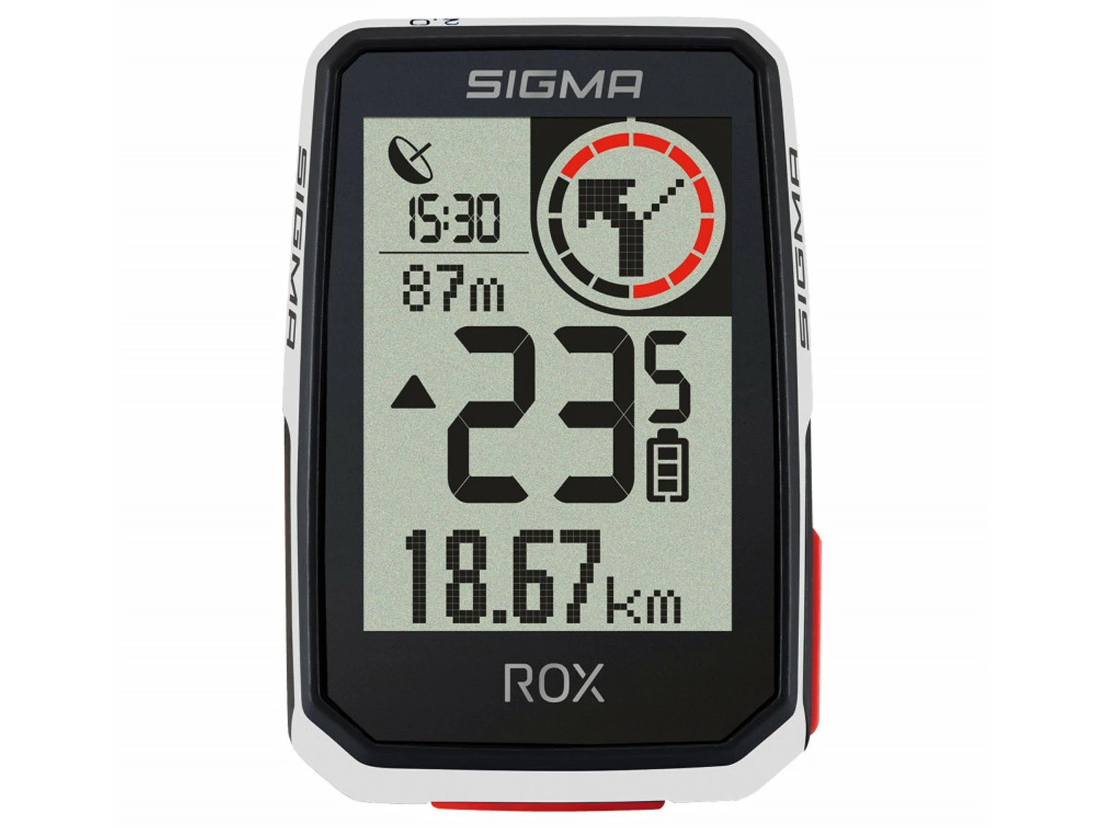 SIGMA Compteur ROX2.0 GPS Blanc Support Cintre 2 SIGMA Compteur ROX2.0 GPS Blanc Support Cintre – Image 2