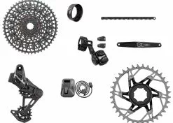 SRAM Groupe Complet X0 T-TYPE Eagle Brose E-VTT 104 BCD 12v 36 Dents 10-52