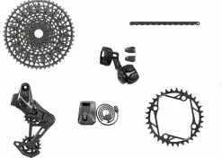 SRAM Groupe Complet X0 T-TYPE Eagle E-VTT 104 BCD 12v 36 Dents 10-52 Sans Manivelles